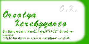 orsolya kerekgyarto business card